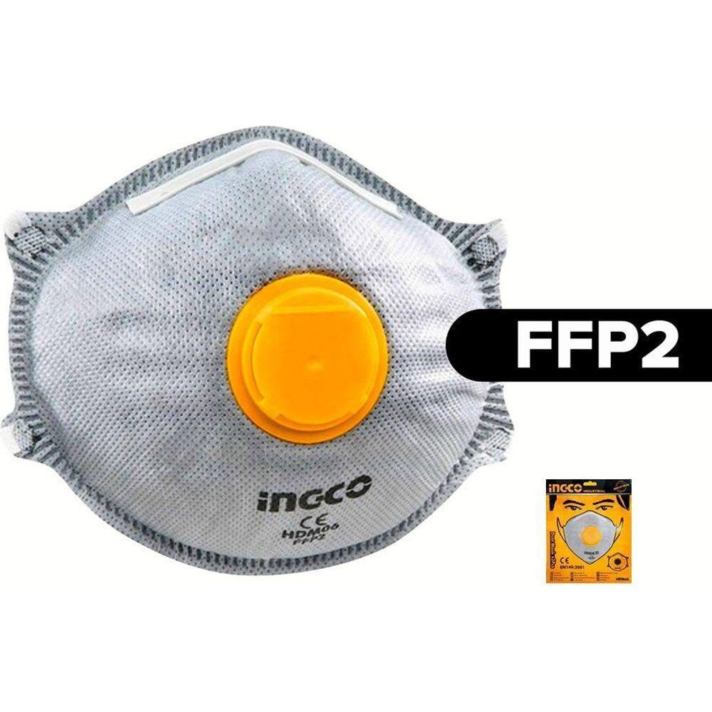 Ingco HDM08 Dust Mask with Valve FFP2 (Activated Carbon Fiber) - KHM Megatools Corp. Ingco HDM08 Dust Mask with Valve FFP2 (Activated Carbon Fiber) - KHM Megatools Corp.